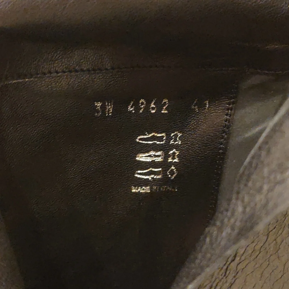 🖤♥️PRADA♥️🖤Lug Sole High Heel Black Deerskin Boot, size 41 (US 11), 🆕 - Picture 10 of 16